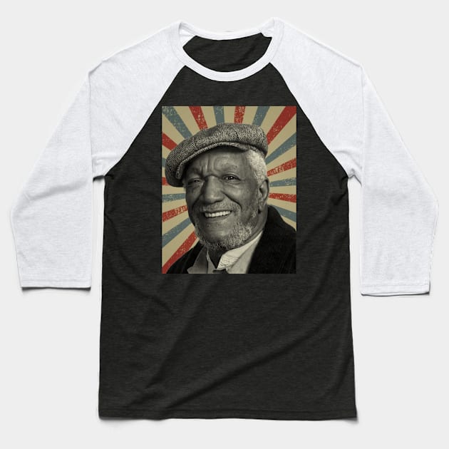 Redd Foxx Baseball T-Shirt by LivingCapital 